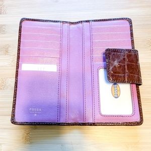 Fossil Crocodile Wallet